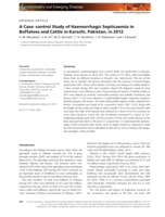 A case-control study of haemorrhagic septicaemia in buffaloes and cattle in Karachi, Pakistan, in 2012