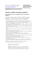 Towards a global participatory platform