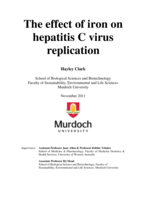 The effect of iron on hepatitis C virus replication