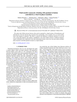 Fluid-sensitive nanoscale switching with quantum levitation controlled by α -Sn/ β -Sn phase transition
