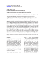 Comparative immunoprofiling of polymyositis and dermatomyositis muscles