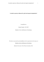 Is melodic expectancy influenced by pitch and temporal manipulations?