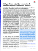 Origin, evolution, and global transmission of community-acquired Staphylococcus aureus ST8