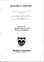 Student attitudes to the nuclear arms race (1984 survey). Research Report