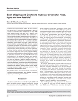 Exon skipping and Duchenne muscular dystrophy: Hope, hype and how feasible?