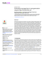 Evaluating coverage bias in next-generation sequencing of Escherichia coli