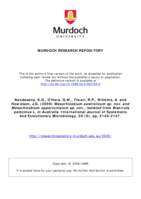 Mesorhizobium australicum sp. nov. and Mesorhizobium opportunistum sp. nov., isolated from Biserrula pelecinus L. in Australia