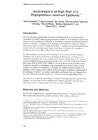 Australasia is at high risk of a Phytophthora ramorum epidemic