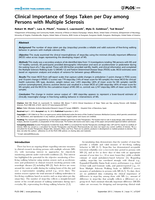 Clinical importance of steps taken per day among persons with Multiple Sclerosis