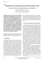 Embodied conversational agents for H5N1 pandemic crisis