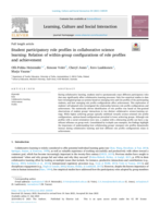 Student participatory role profiles in collaborative science learning: Relation of within-group configurations of role profiles and achievement