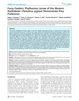 Fussy feeders: Phyllosoma larvae of the Western Rocklobster (Panulirus cygnus) demonstrate prey preference