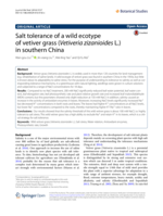 Salt tolerance of a wild ecotype of vetiver grass (Vetiveria zizanioides L.) in southern China