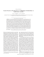 Genetic structure of the Bovicola ovis (Mallophaga: Trichodectidae) in Southwestern Australia