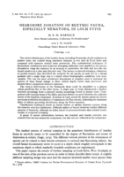 Nearshore zonation of benthic fauna, especially Nematoda, in Loch Etive