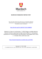 Design a scalable ethernet Network Interface supporting the large receive offload