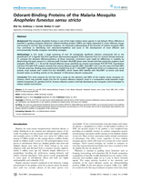 Odorant-Binding Proteins of the Malaria Mosquito Anopheles funestus sensu stricto