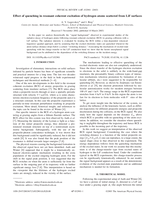 Effect of quenching in resonant coherent excitation of hydrogen atoms scattered from LiF surfaces