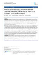 Identification and characterization of three chemosensory receptor families in the cotton bollworm Helicoverpa armigera
