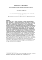 Improvement of water quality of outflows from ponds to waterways. Technical Report CARD Project VIE/06/023