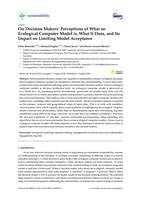 On decision makers’ perceptions of what an ecological computer model is, what it does, and its impact on limiting model acceptance
