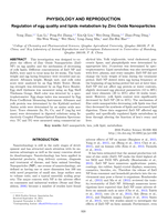 Regulation of egg quality and lipids metabolism by Zinc Oxide Nanoparticles