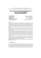 Reflecting on the human dimensions of wild dolphin tourism in marine environment