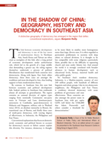 In the shadow of China: Geography, history and democracy in Southeast Asia