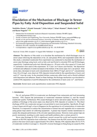 Elucidation of the mechanism of blockage in sewer pipes by fatty acid deposition and suspended solid