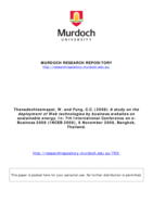 A study on the deployment of Web technologies by business websites on sustainable energy