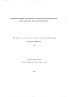 Interactions between avian phagocytic leukocytes and microbiological agents associated with avian tenosynovitis