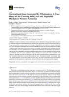 Horticultural loss generated by wholesalers: A case study of the Canning Vale Fruit and Vegetable Markets in Western Australia