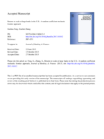 Returns to scale at large banks in the US: A random coefficient stochastic frontier approach