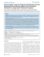 Novel insights in the fecal egg count reduction test for monitoring drug efficacy against soil-transmitted helminths in large-scale treatment programs