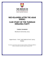 Neo-Islamism after the Arab spring: Case study of the Tunisian Ennahda party