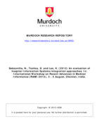 An evaluation of hospital Information Systems integration approaches