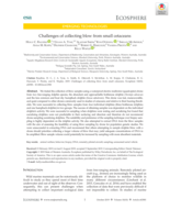 Challenges of collecting blow from small cetaceans