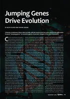 Jumping genes drive evolution