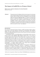 The impact of AuSSI-WA at a primary school