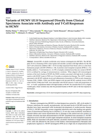 Variants of HCMV UL18 sequenced directly from clinical specimens associate with antibody and T-cell responses to HCMV