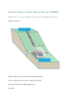 Modular Pumped Hydro Energy Storage (MPHES): Relevance, concept design, economics and future prospect