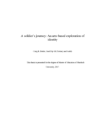 A soldier’s journey: An arts-based exploration of identity