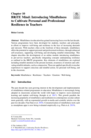 BRiTE Mind: Introducing mindfulness to cultivate personal and professional resilience in teachers