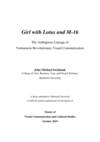Girl with Lotus and M-16: The ambiguous lineage ofVietnamese revolutionary visual communication