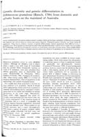 Genetic diversity and genetic differentiation in Echinococcus granulosus (Batsch, 1786) from domestic and sylvatic hosts on the mainland of Australia
