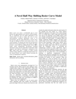 A novel Half-Way shifting Bezier curve model