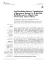 Profiling detection and classification of lameness methods in British dairy cattle research: A systematic review and meta-analysis