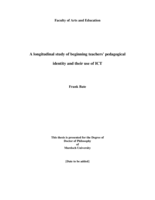 A longitudinal study of beginning teachers' pedagogical identity and their use of ICT