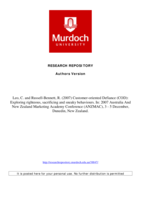 Customer-oriented Defiance (COD): Exploring righteous, sacrificing and sneaky behaviours