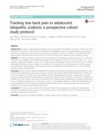 Tracking low back pain in adolescent idiopathic scoliosis: a prospective cohort study protocol